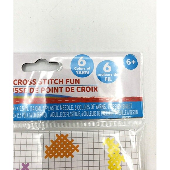 Cross Stitch Kit 1 Unicorn 1 Frog 6 colors each 2 PK- NEW SEALED - Picture 2 of 4